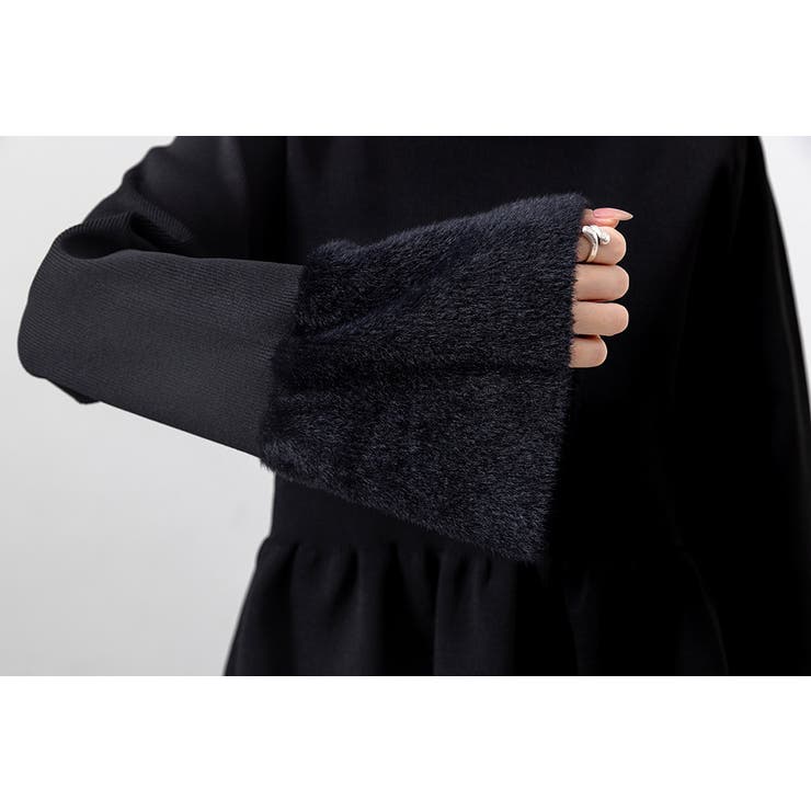 ペプラム ニット トップス[品番：TY000008778]｜teddyshop（テディー