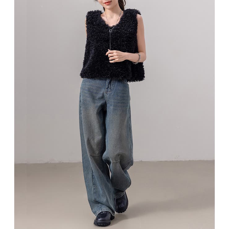 プードルファー ベスト レディース | teddyshop | 詳細画像15 