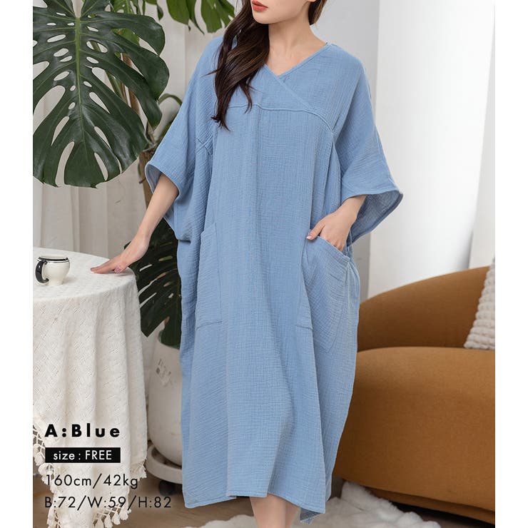 湯上りワンピース ルームウェア パジャマ | teddyshop | 詳細画像30 