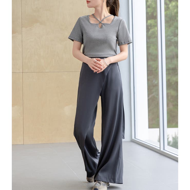 Tシャツ リブ トップス | teddyshop | 詳細画像15 