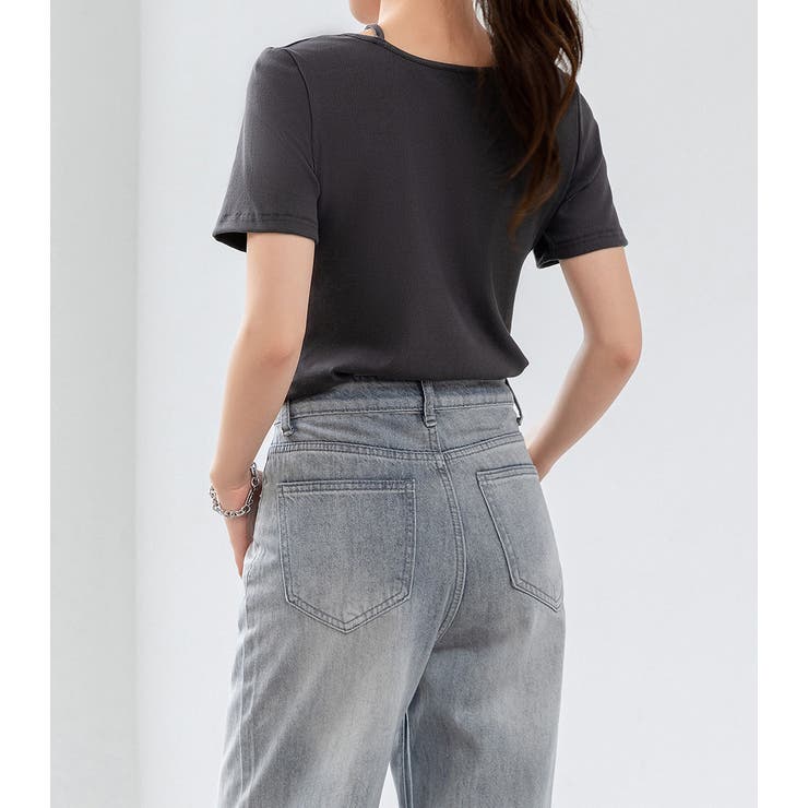 Tシャツ リブ トップス | teddyshop | 詳細画像19 