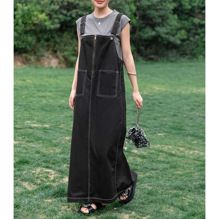 ジャンパースカート レディース マキシ丈 | teddyshop | 詳細画像11 