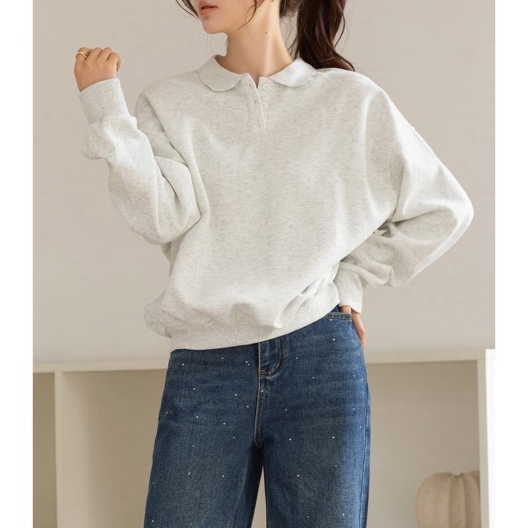 「襟変えで別服」 スウェット ポロ | teddyshop | 詳細画像10 