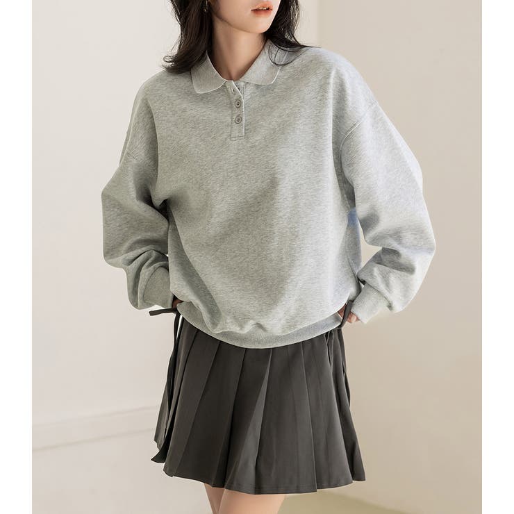 「襟変えで別服」 スウェット ポロ | teddyshop | 詳細画像14 