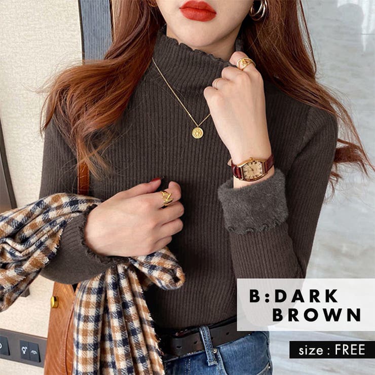 「ずっと寒さと縁切り」裏起毛 ニット シャギー | teddyshop | 詳細画像19 