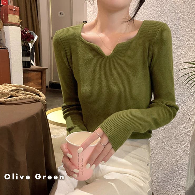 「出勤用服として最適」ニット トップス リブ | teddyshop | 詳細画像12 