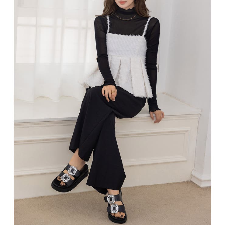 キャミソール ジャガード 全2色 | teddyshop | 詳細画像14 