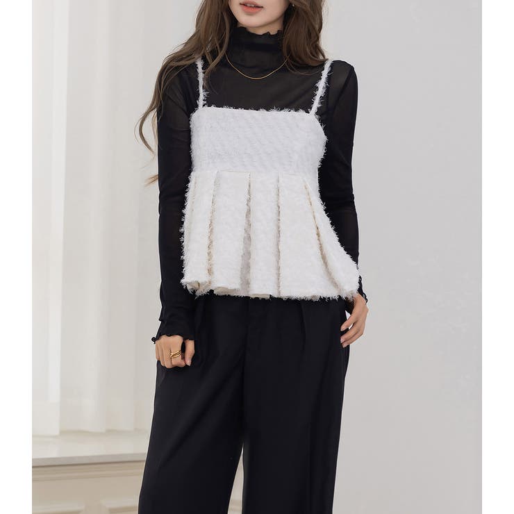 キャミソール ジャガード 全2色 | teddyshop | 詳細画像9 