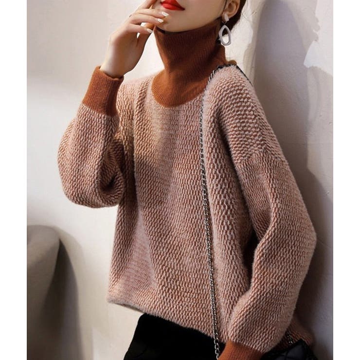 「首元あったかニット」ニット レディース 全3色 | teddyshop | 詳細画像16 