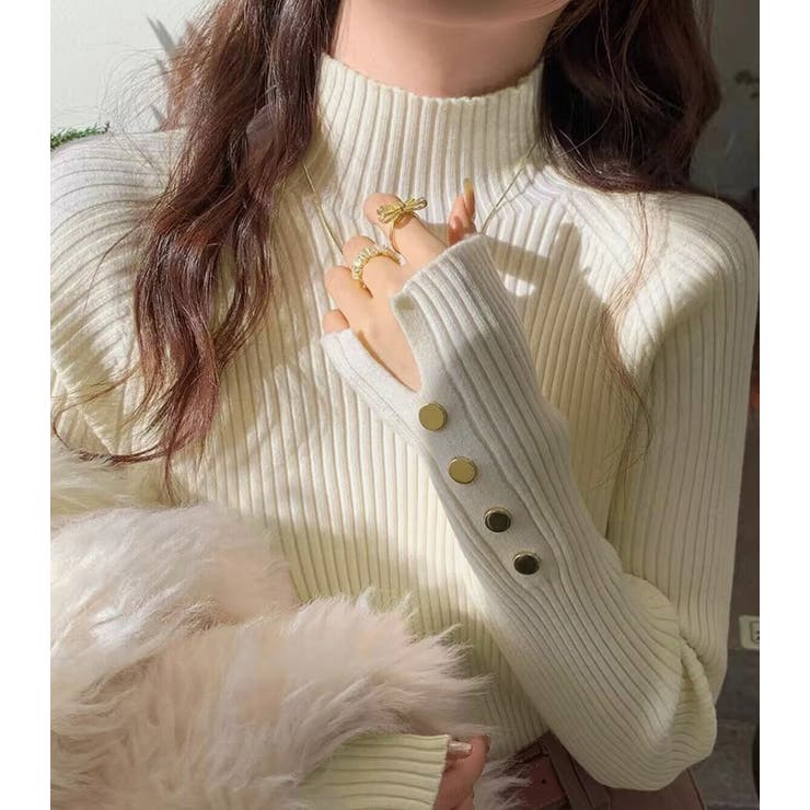 リブニット トップス 全6色 | teddyshop | 詳細画像23 