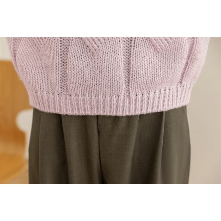 「ほんのり透け感で大人スタイル」ニット レディース 全4色 | teddyshop | 詳細画像27 