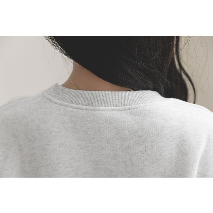 「手首も暖める長め袖」裏起毛 スウェット トップス | teddyshop | 詳細画像14 