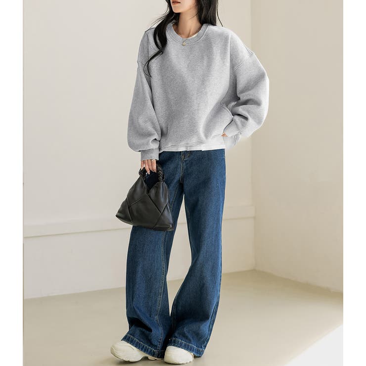 「手首も暖める長め袖」裏起毛 スウェット トップス | teddyshop | 詳細画像20 