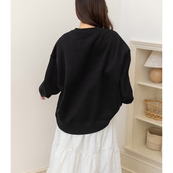 「手首も暖める長め袖」裏起毛 スウェット トップス | teddyshop | 詳細画像26 