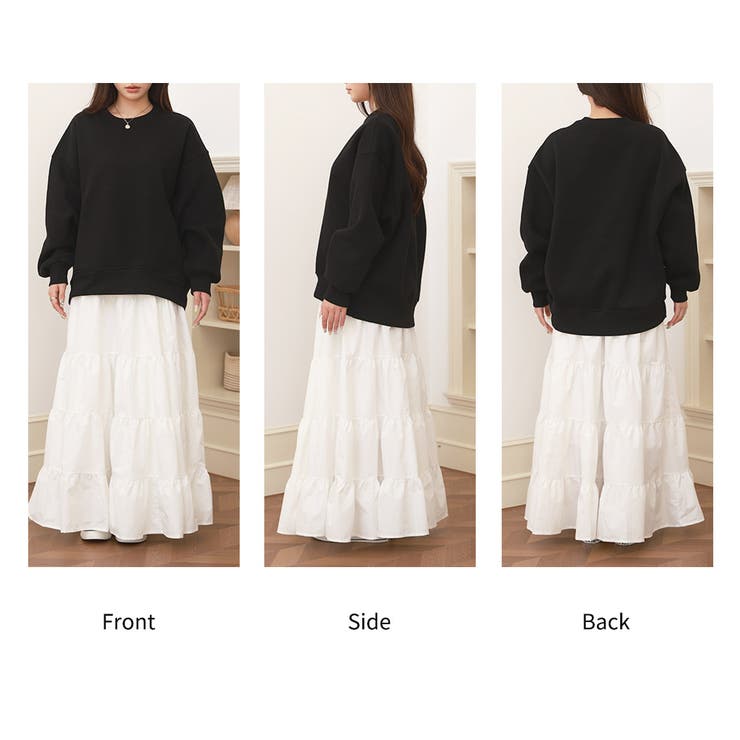 「手首も暖める長め袖」裏起毛 スウェット トップス | teddyshop | 詳細画像34 