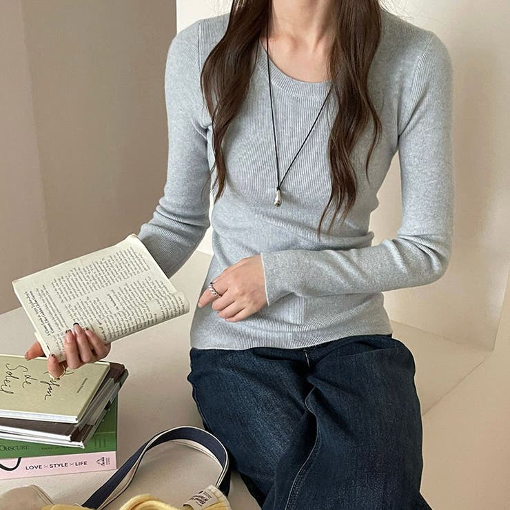 リブニット トップス 全10色 | teddyshop | 詳細画像14 