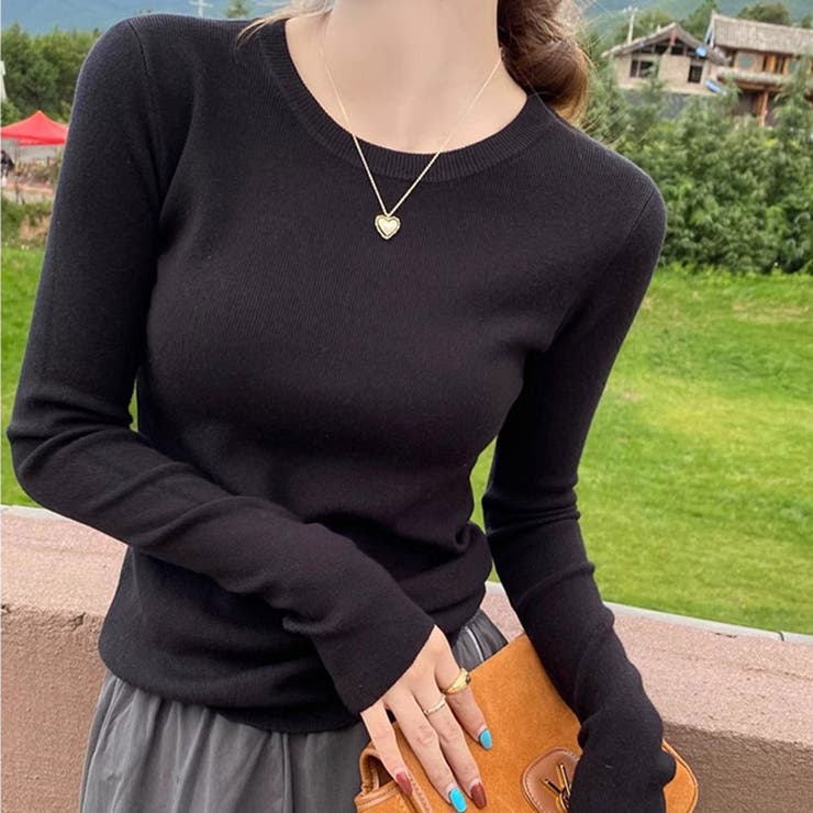 リブニット トップス 全10色 | teddyshop | 詳細画像9 