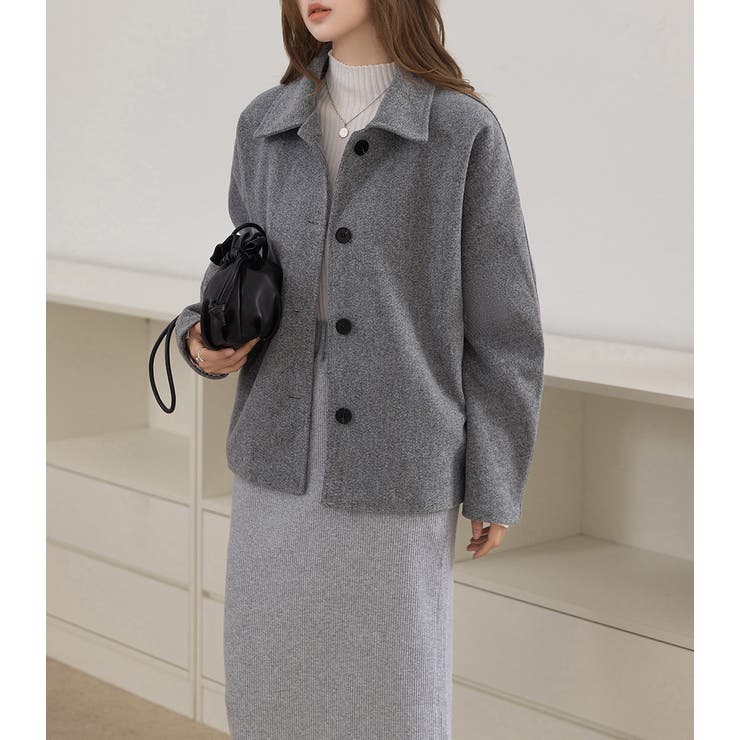 「袖まくりしても形キープ」コート ショート丈 レディース | teddyshop | 詳細画像28