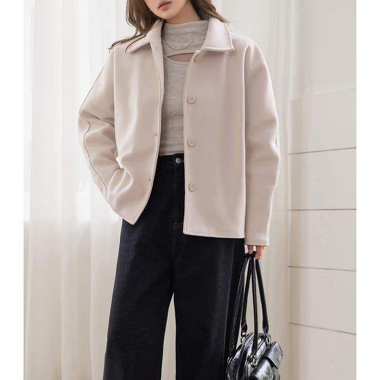 「袖まくりしても形キープ」コート ショート丈 レディース | teddyshop | 詳細画像35