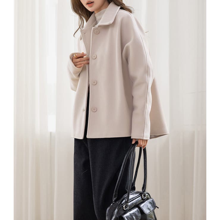 「袖まくりしても形キープ」コート ショート丈 レディース | teddyshop | 詳細画像36