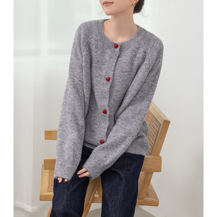 カーディガン ニット 全4色 | teddyshop | 詳細画像21 