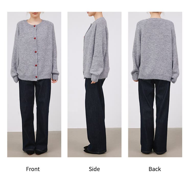 カーディガン ニット 全4色 | teddyshop | 詳細画像34 