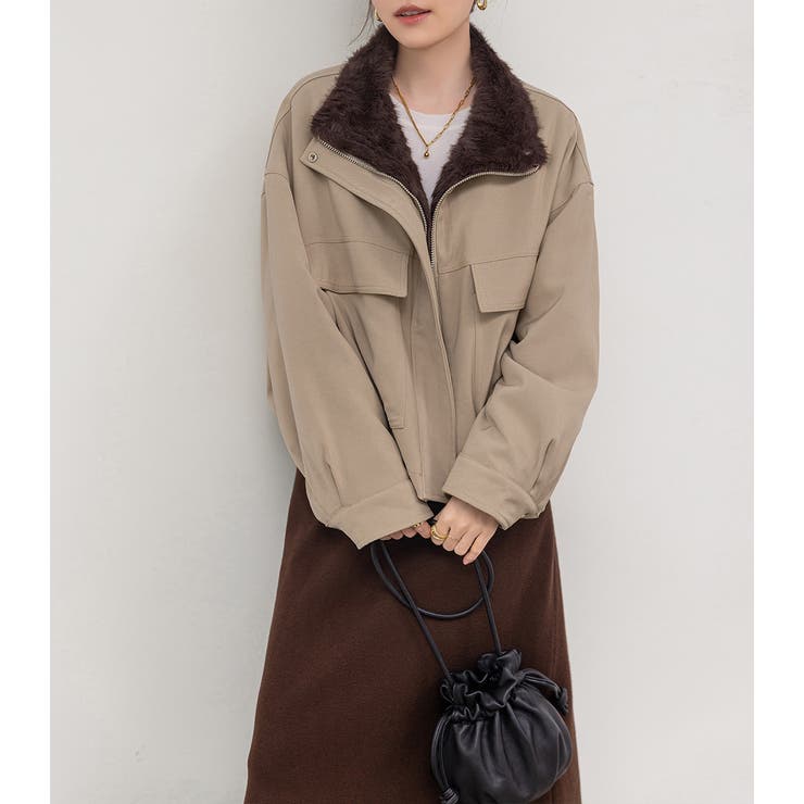 ブルゾン フェイクファー 全2色 | teddyshop | 詳細画像11 