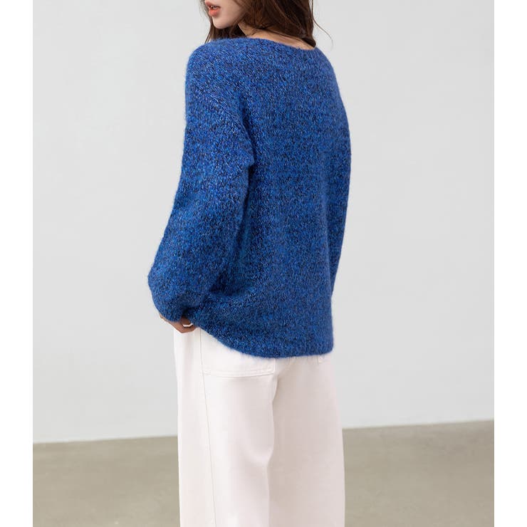 「ヘリンボーン編みが違う表情を」ニット セーター レディース | teddyshop | 詳細画像20 