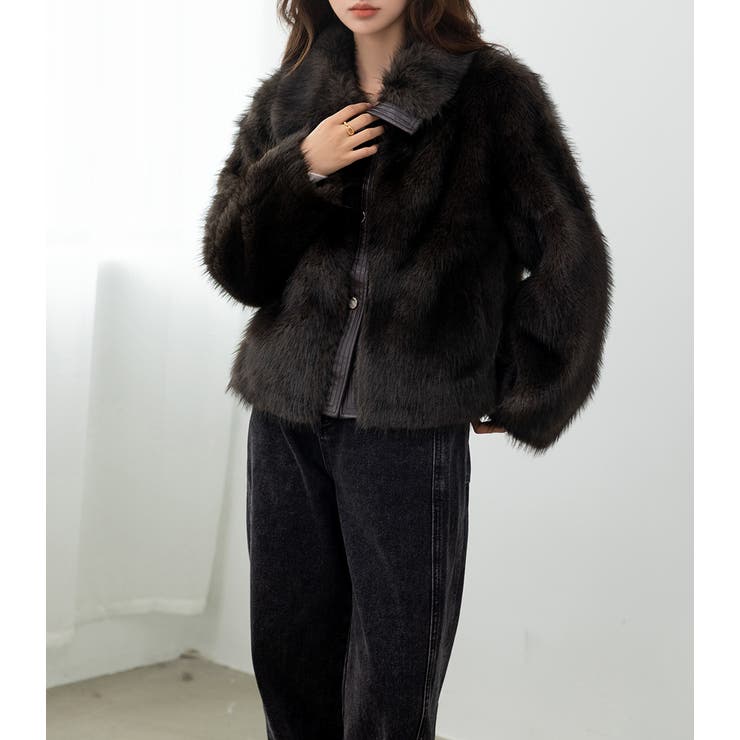 ジャケット フェイクファー 全2色 | teddyshop | 詳細画像17 