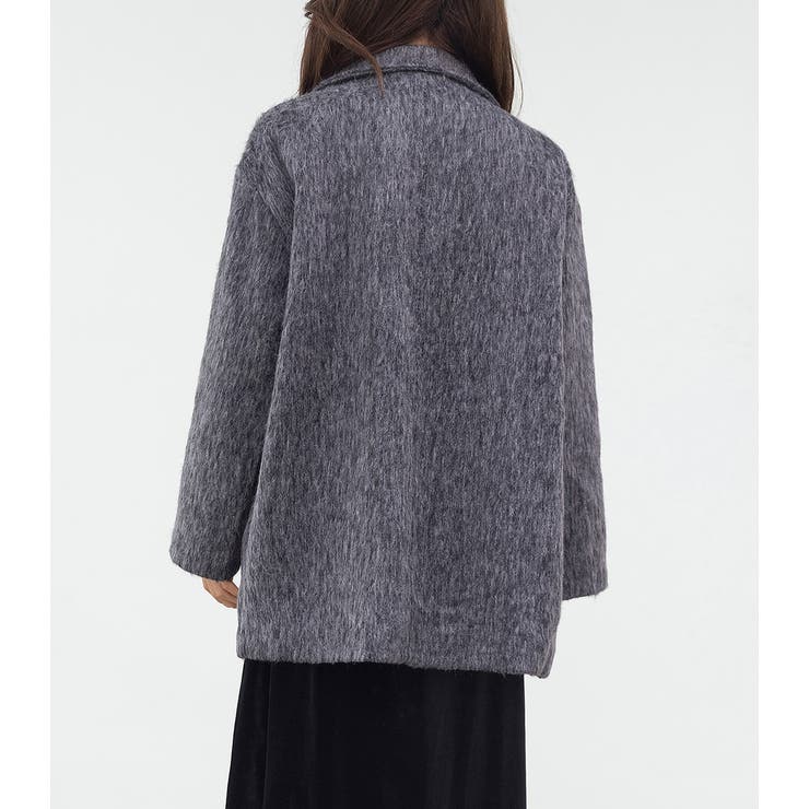 「リッチ感ある金ボタン」ジャケット シャギー ミックス | teddyshop | 詳細画像21 