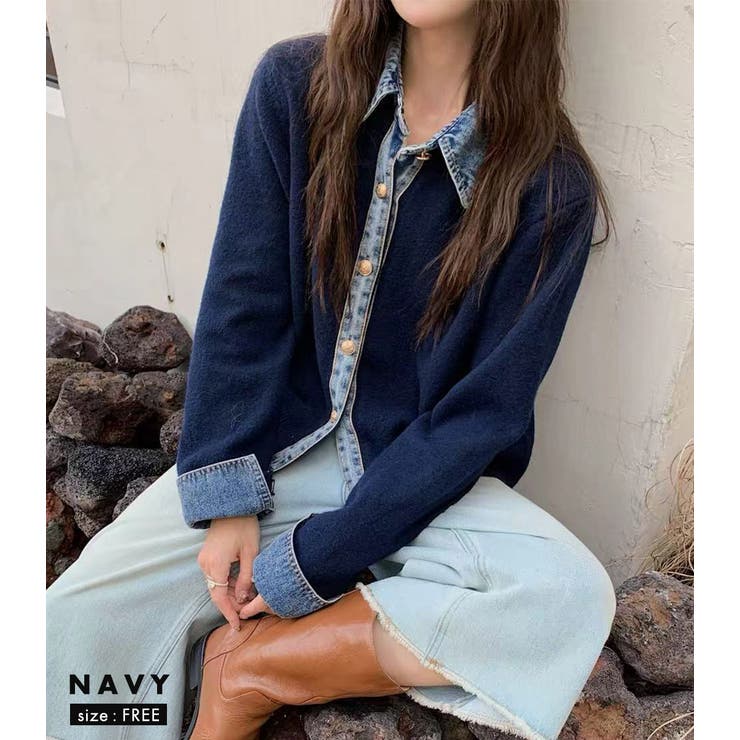 カーディガン ニット 全4色 | teddyshop | 詳細画像20 