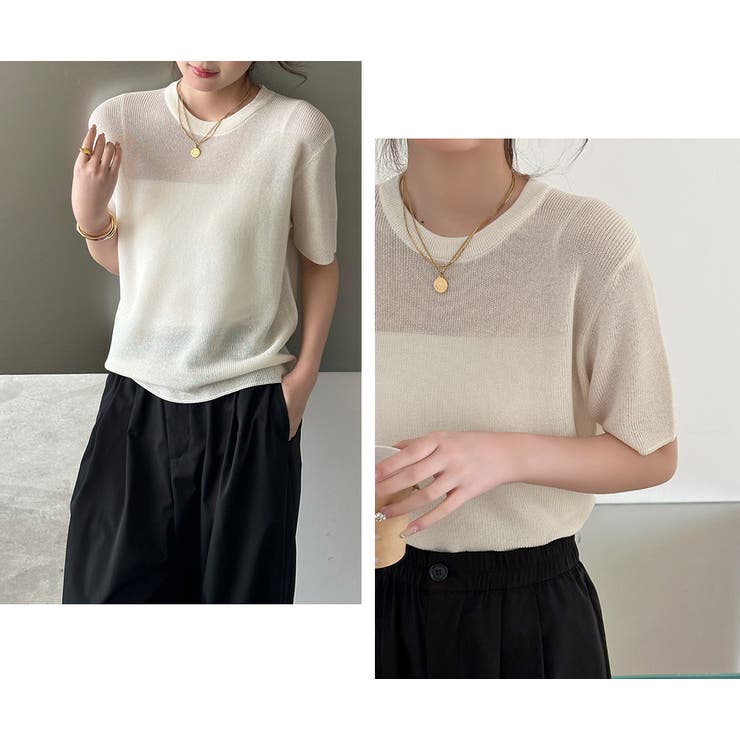 シアー サマーニット 全5色 | teddyshop | 詳細画像10 