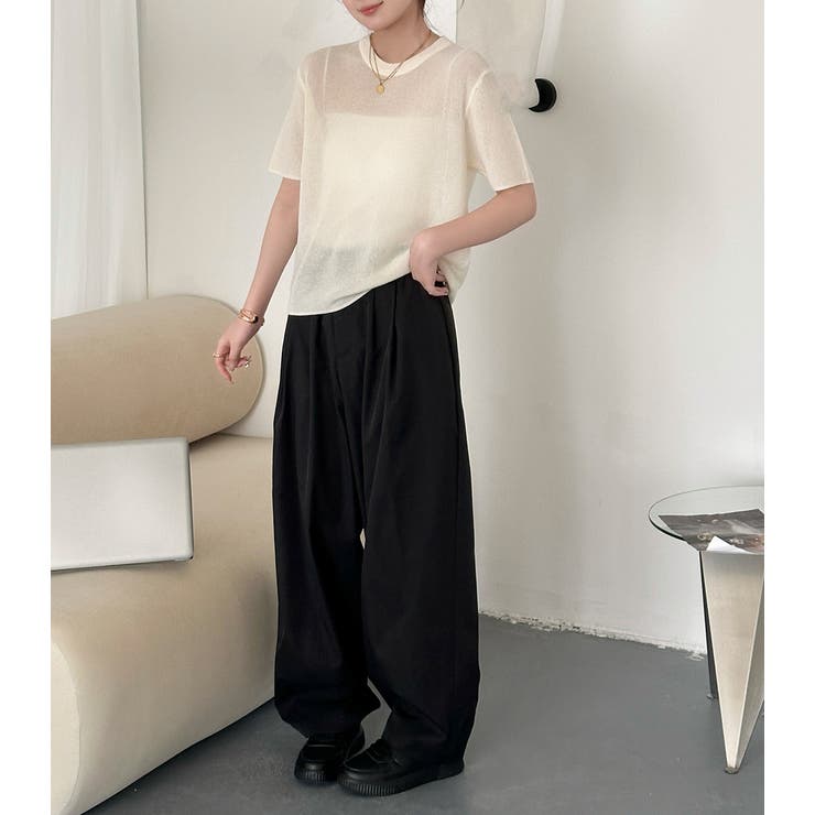 シアー サマーニット 全5色 | teddyshop | 詳細画像11 