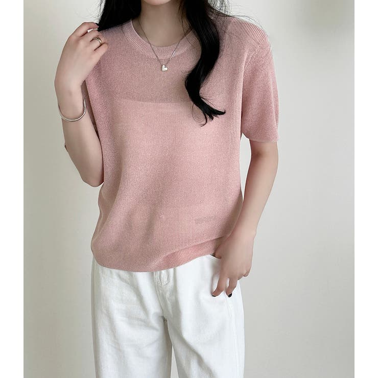 シアー サマーニット 全5色 | teddyshop | 詳細画像26 