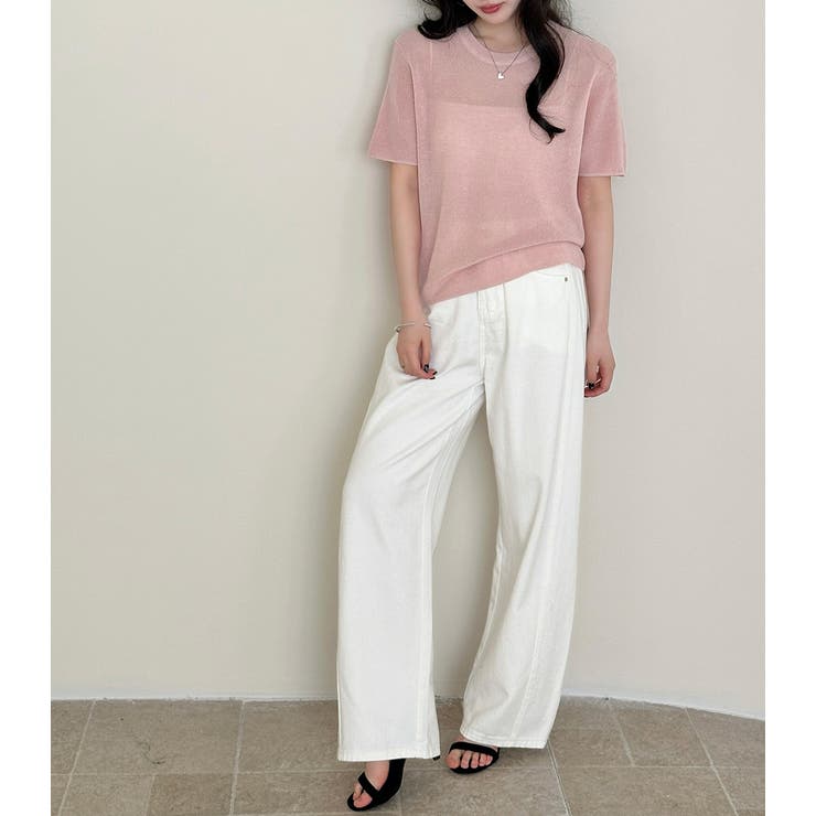 シアー サマーニット 全5色 | teddyshop | 詳細画像27 