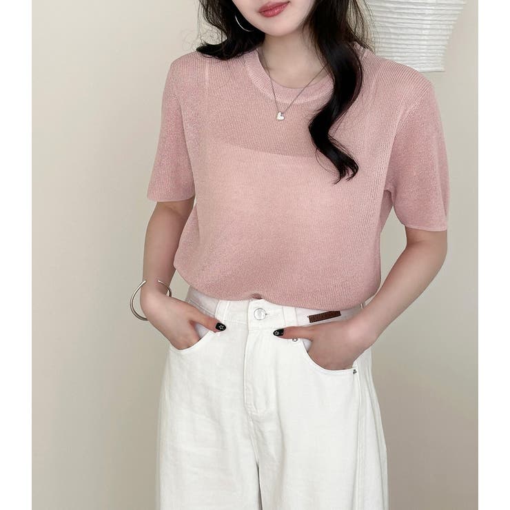 シアー サマーニット 全5色 | teddyshop | 詳細画像29 