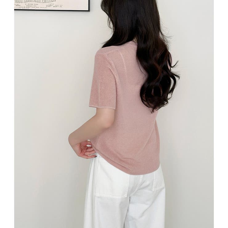 シアー サマーニット 全5色 | teddyshop | 詳細画像30 