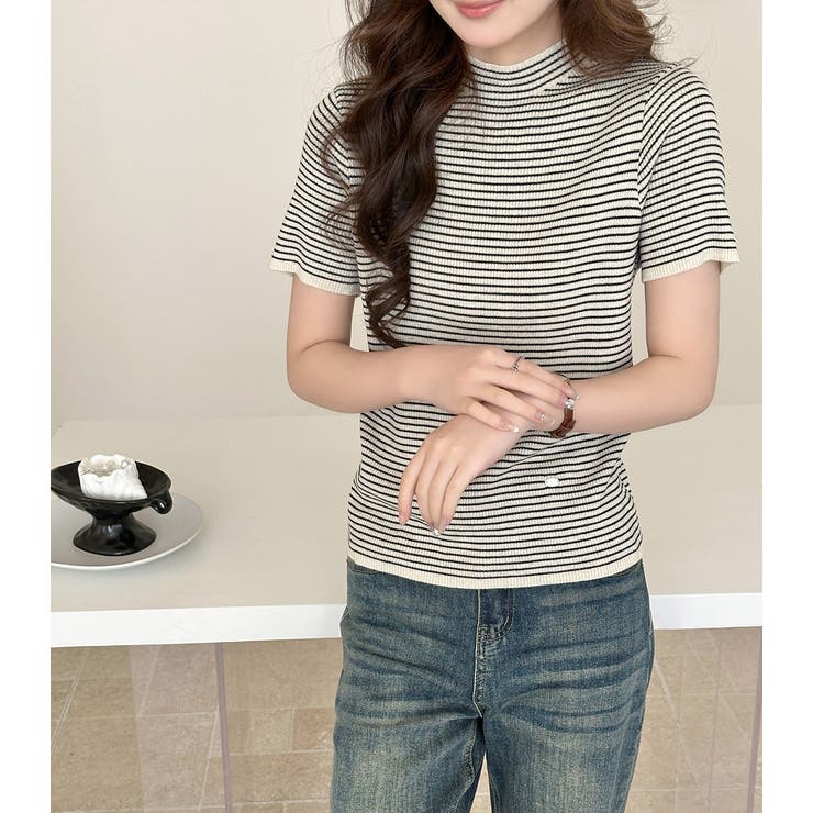 リブニット トップス 全4色 | teddyshop | 詳細画像28 