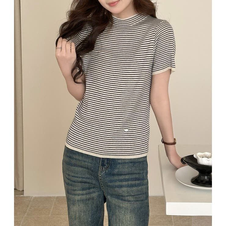 リブニット トップス 全4色 | teddyshop | 詳細画像29 