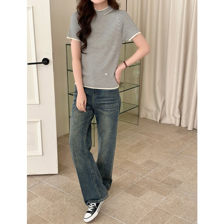 リブニット トップス 全4色 | teddyshop | 詳細画像32 