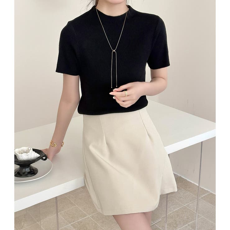 リブニット トップス 全4色 | teddyshop | 詳細画像8 