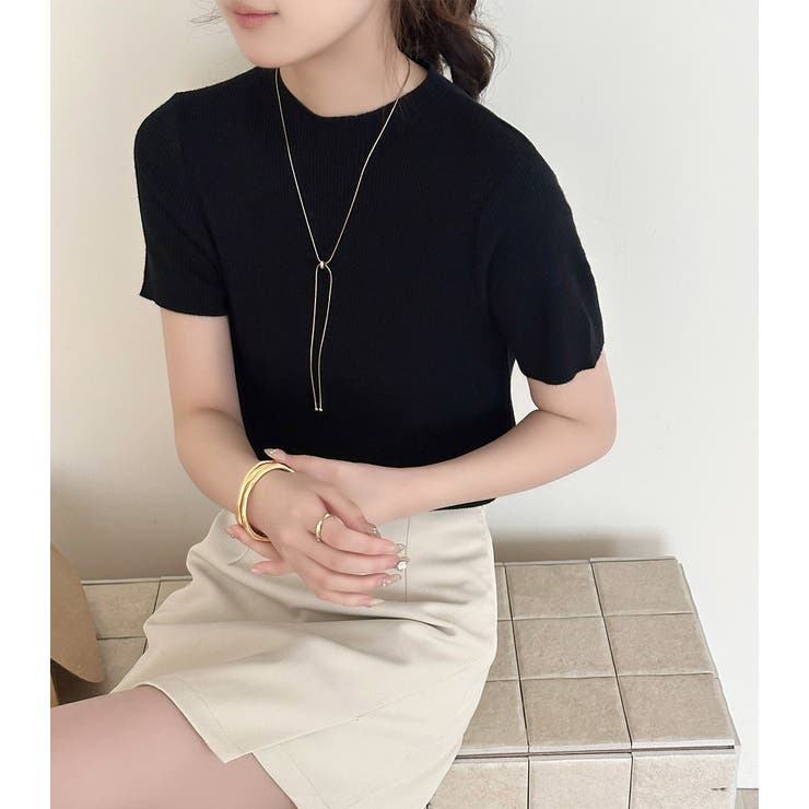 リブニット トップス 全4色 | teddyshop | 詳細画像9 