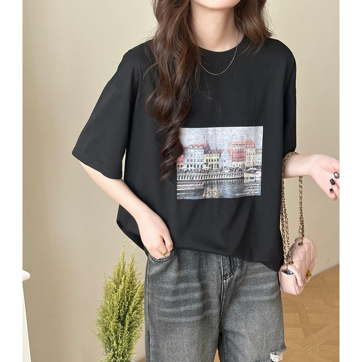 「リラクシーなオーバーサイズ」Tシャツ フォトプリント レディース | teddyshop | 詳細画像14 