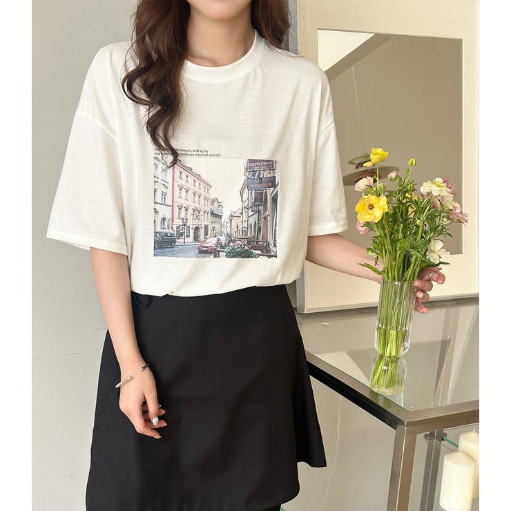 「リラクシーなオーバーサイズ」Tシャツ フォトプリント レディース | teddyshop | 詳細画像23 
