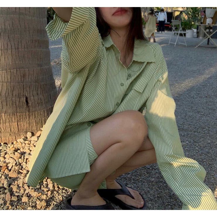 シャツ ストライプ セットアップ | teddyshop | 詳細画像7 