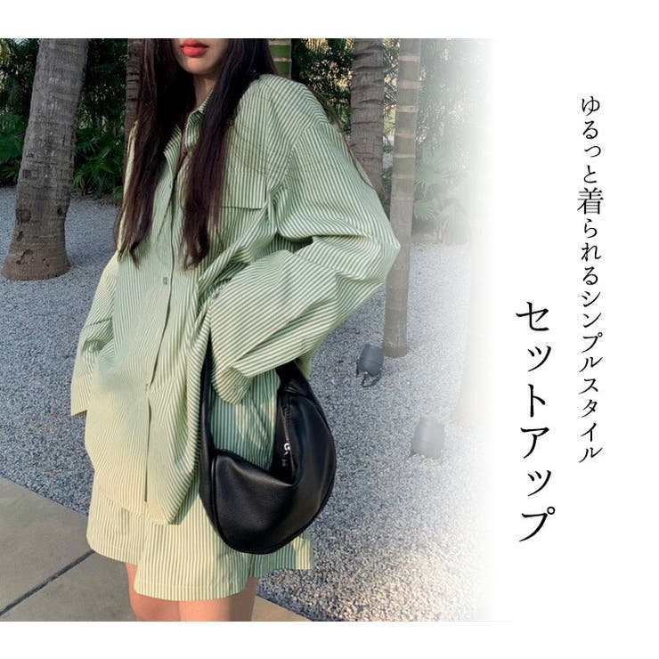 シャツ ストライプ セットアップ | teddyshop | 詳細画像12 
