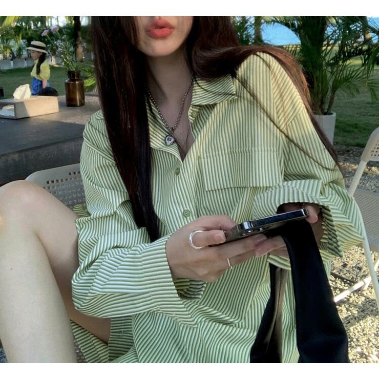 シャツ ストライプ セットアップ | teddyshop | 詳細画像5 