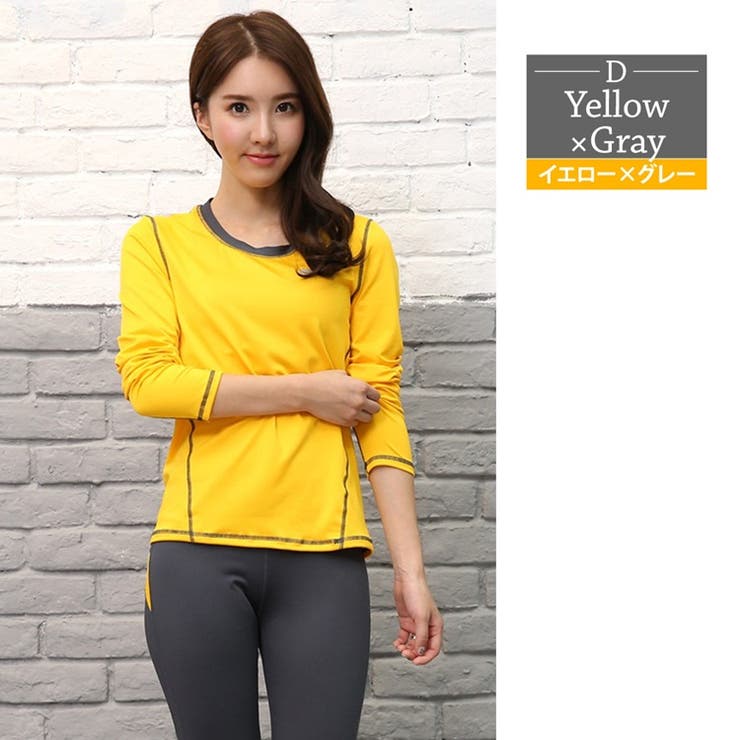 ヨガウェア 上下セット フィットネスウェア | teddyshop | 詳細画像6 