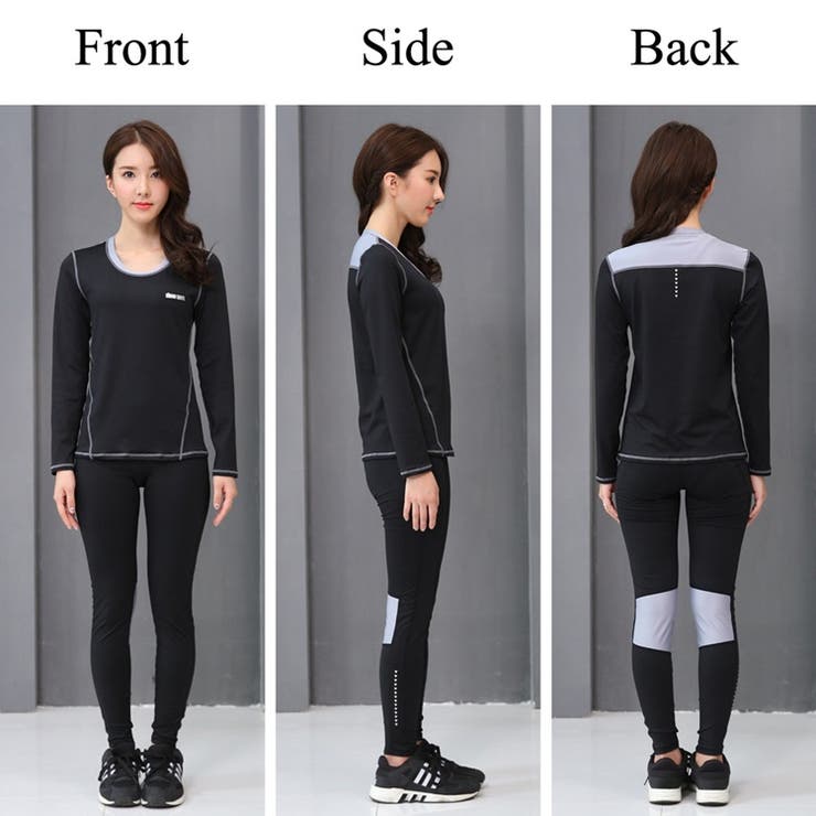 ヨガウェア 上下セット フィットネスウェア | teddyshop | 詳細画像8 