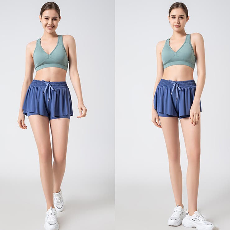 ヨガパンツ インナー付きショートパンツ 全9色 | teddyshop | 詳細画像25 